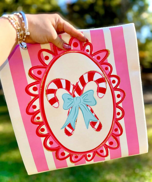 Candy Cane • ADULT Comfort Color T-Shirt