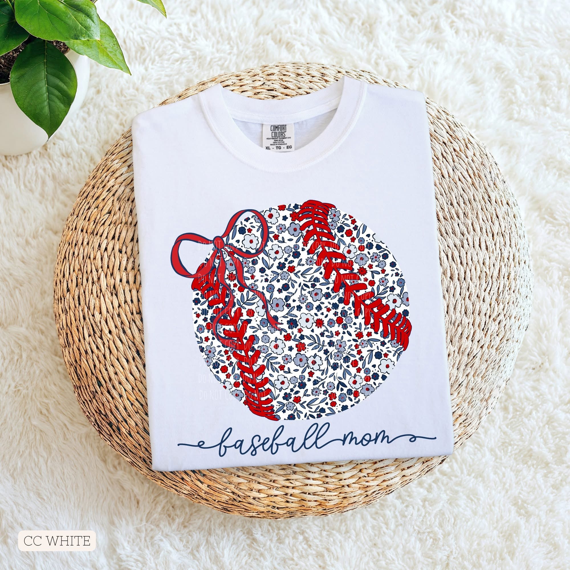 Baseball Mom • ADULT Comfort Color T-Shirt