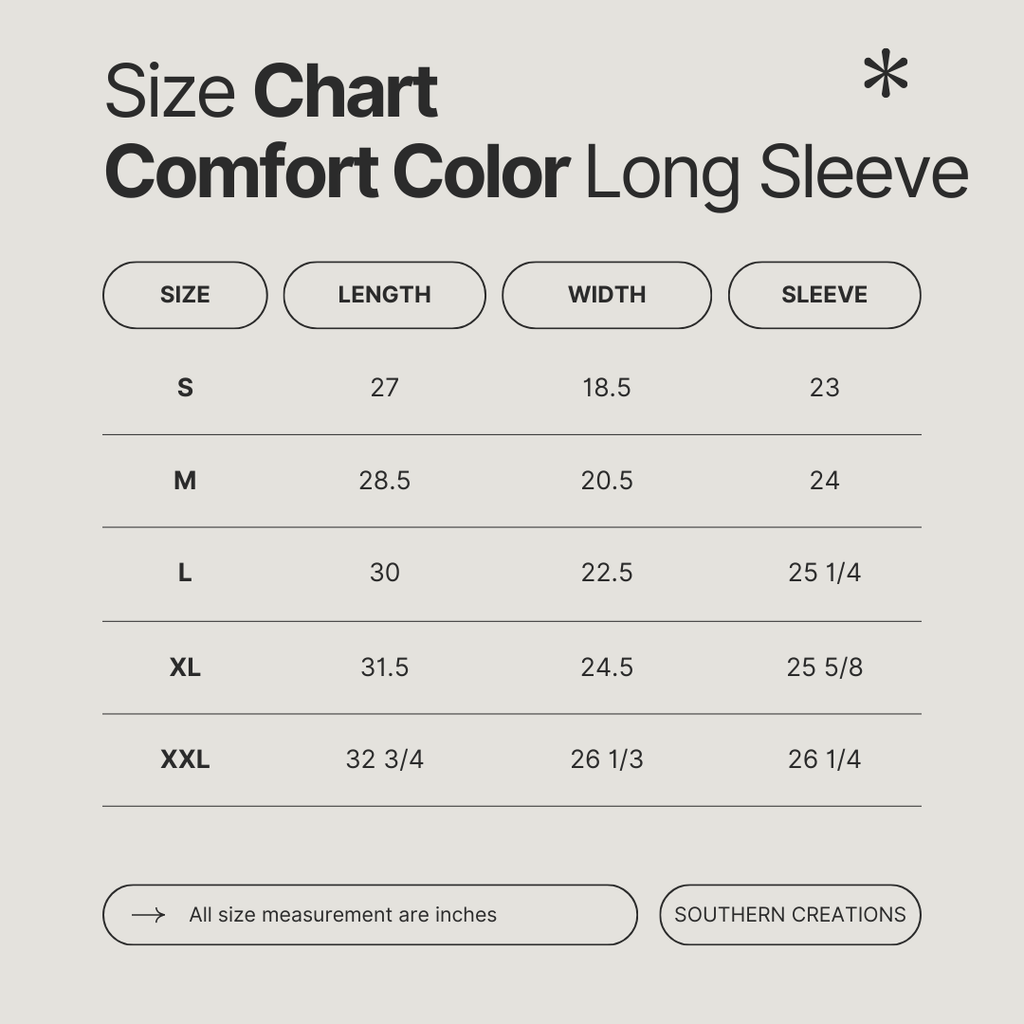 Gingerbread￼• ADULT Comfort Color Long Sleeve