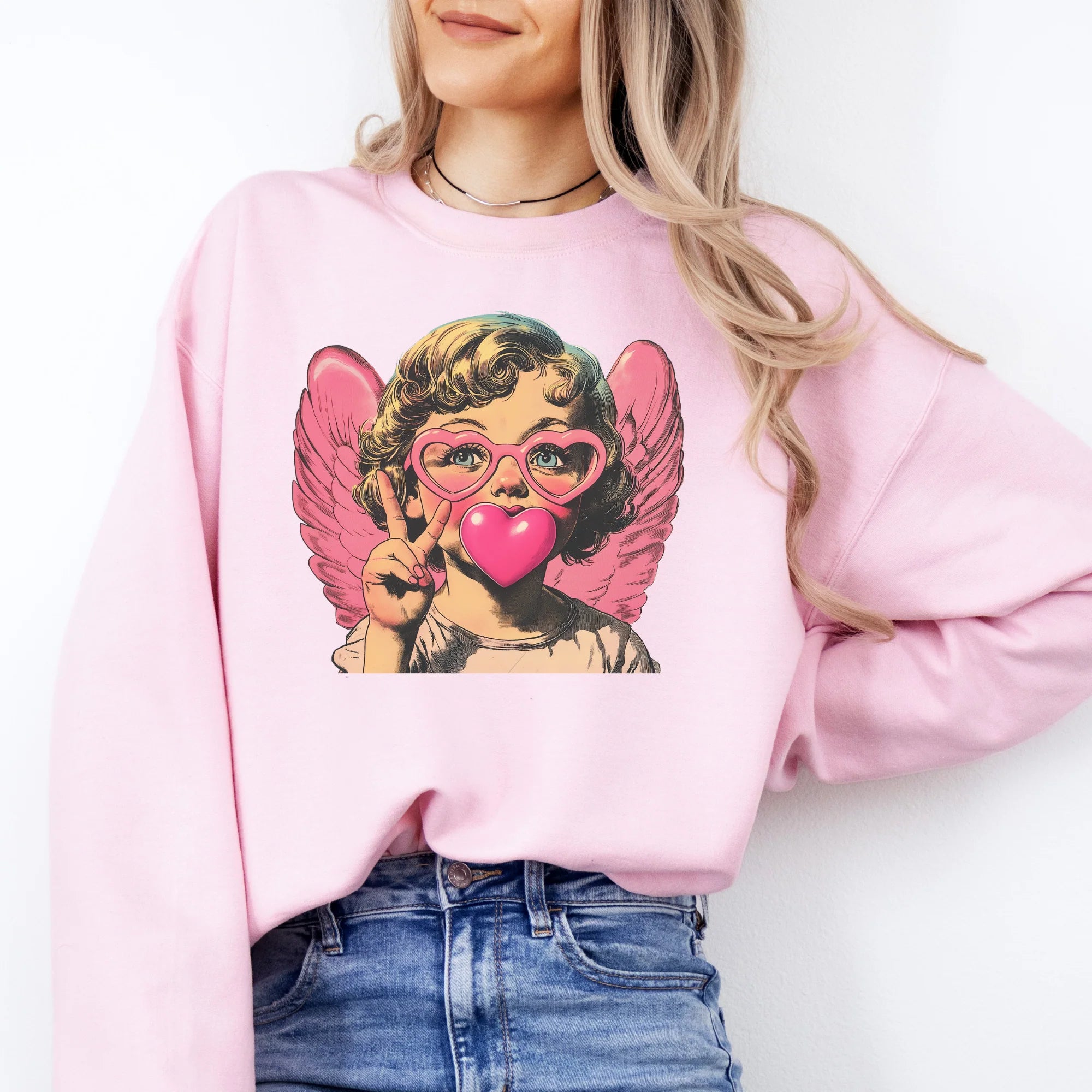 Blue Eyed Cupid • ADULT CREWNECK