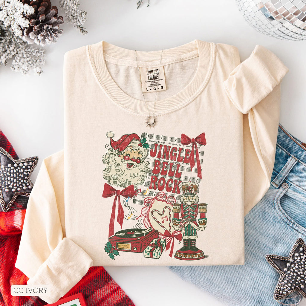 Jingle Bell Rock • ADULT Comfort Color Long Sleeve