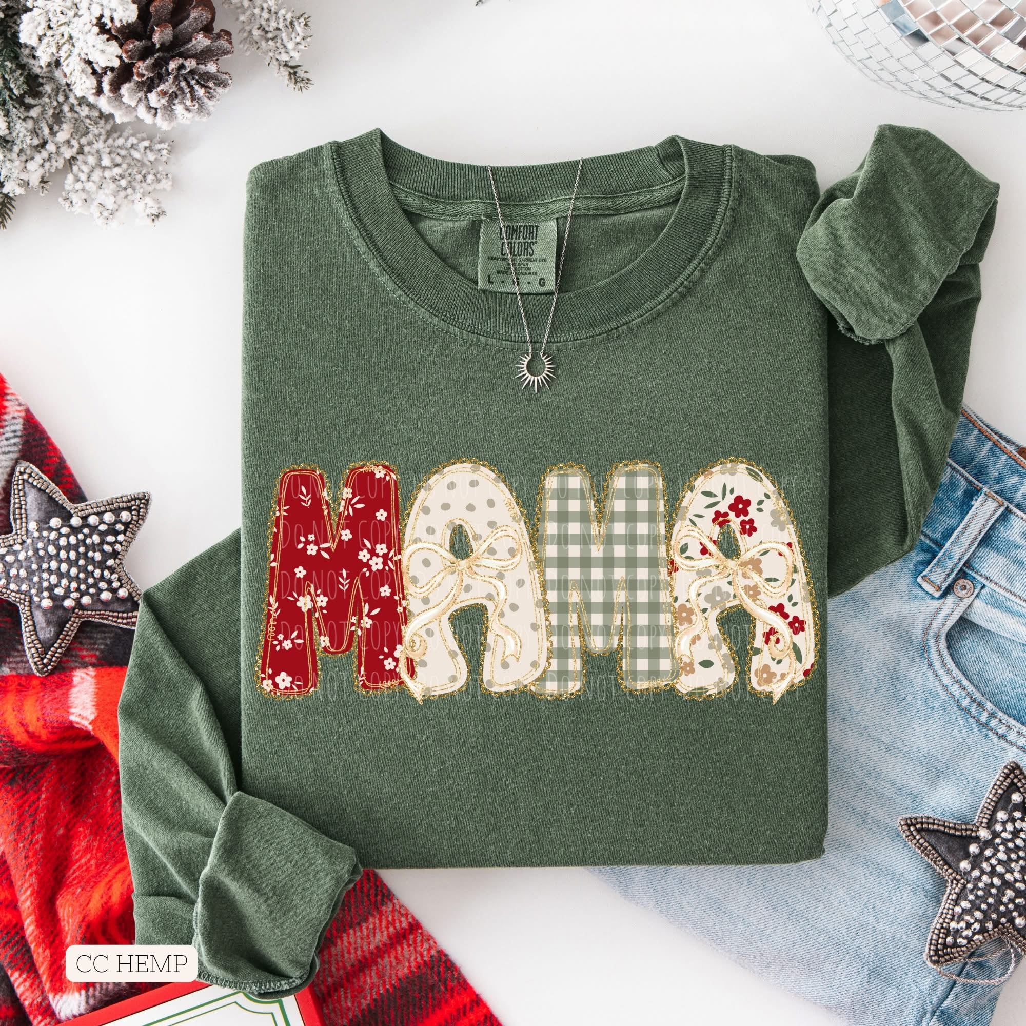 Mama • ADULT Comfort Color Long Sleeve