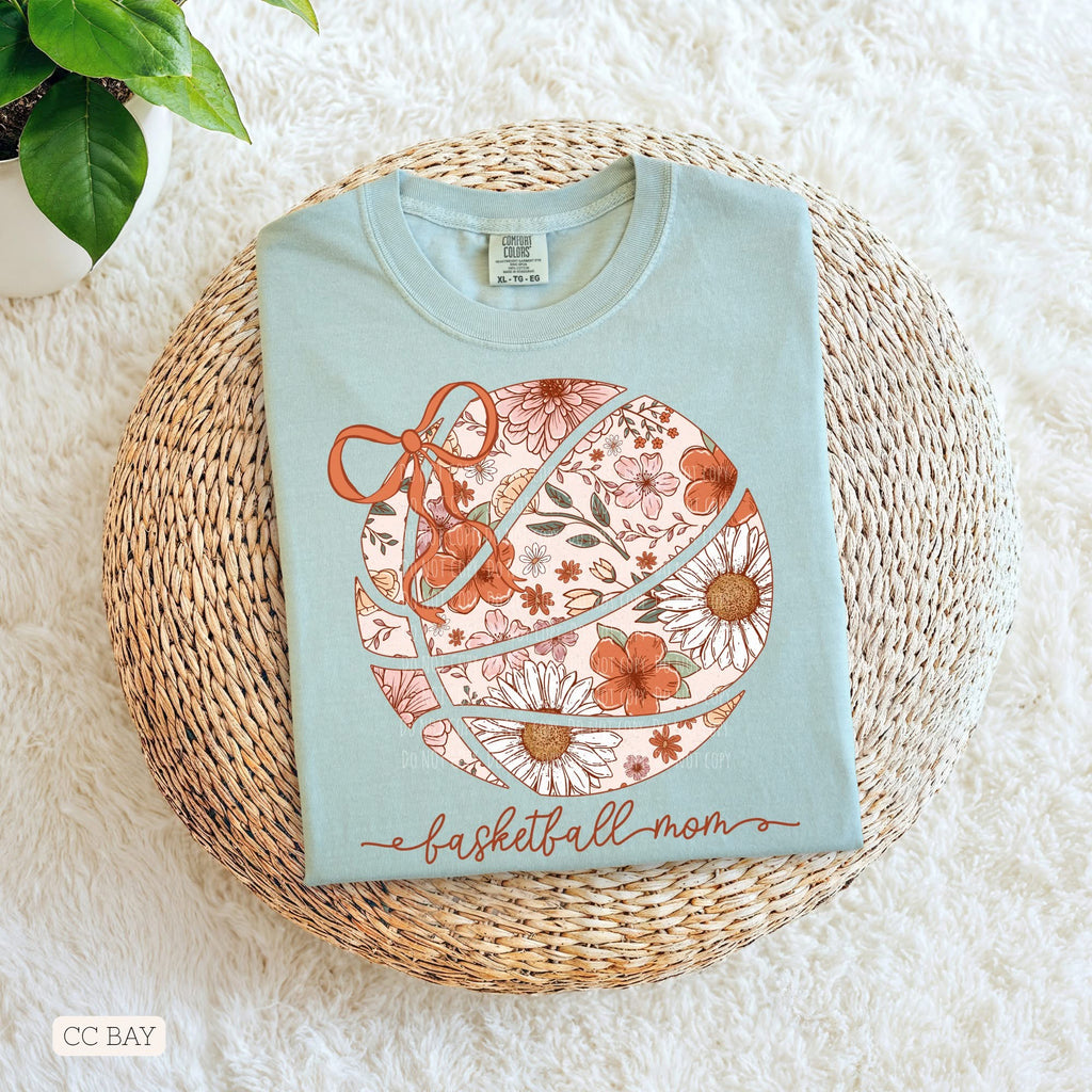 Basketball Mom • ADULT Comfort Color T-Shirt