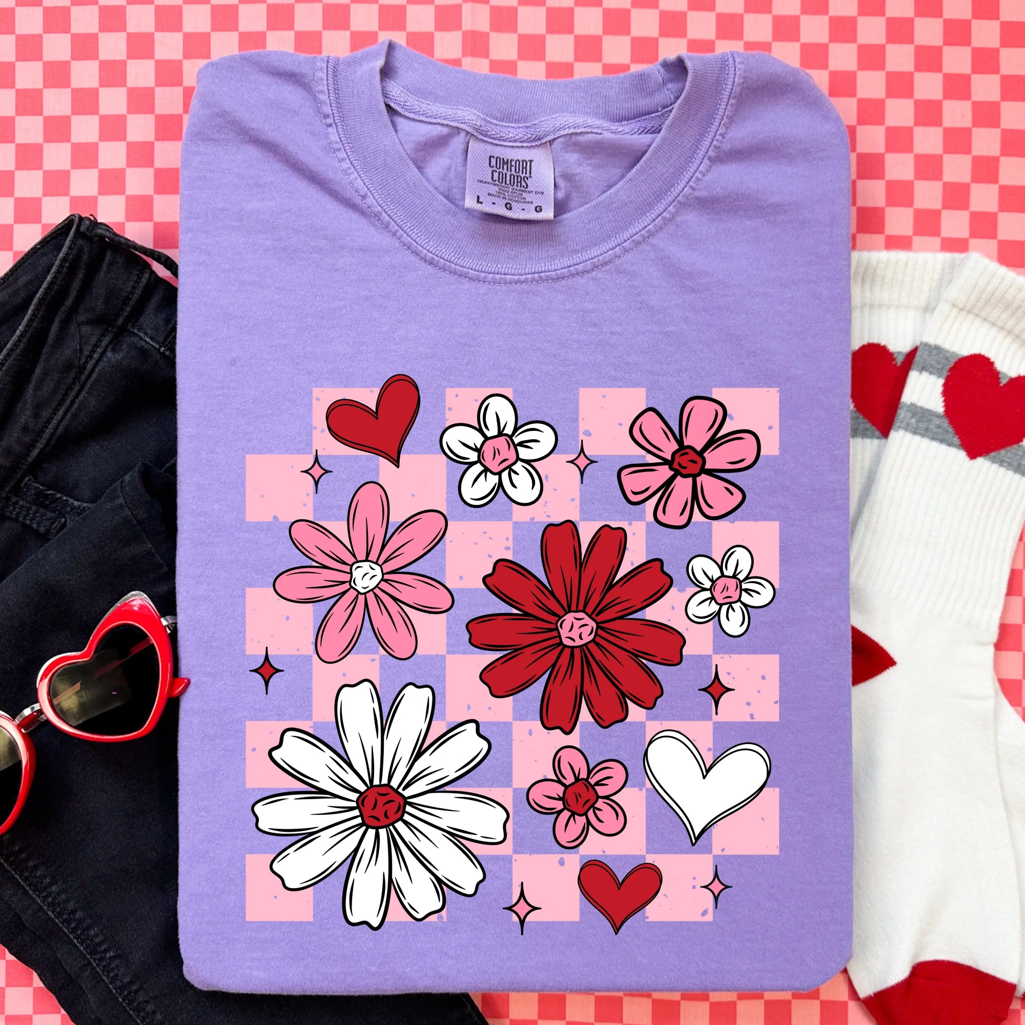 Flowers • ADULT Comfort Color T-Shirt