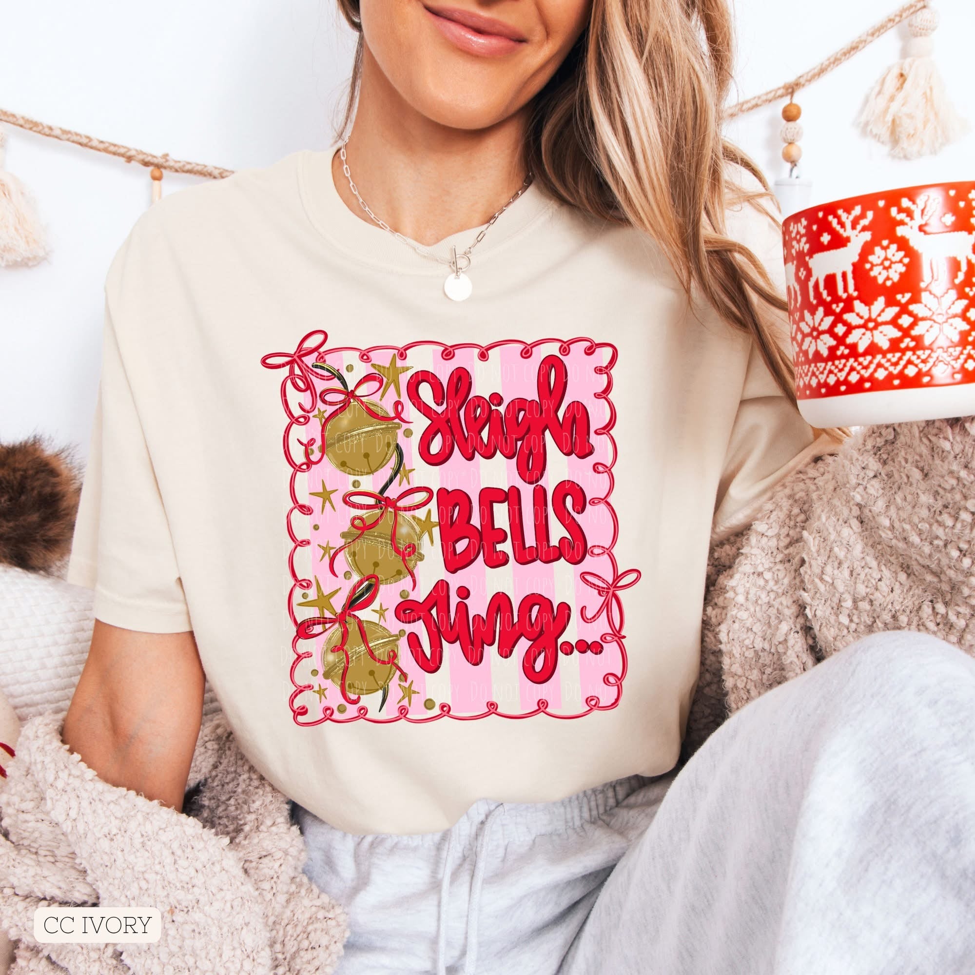 Sleigh Bell Ring • ADULT Comfort Color T-Shirt