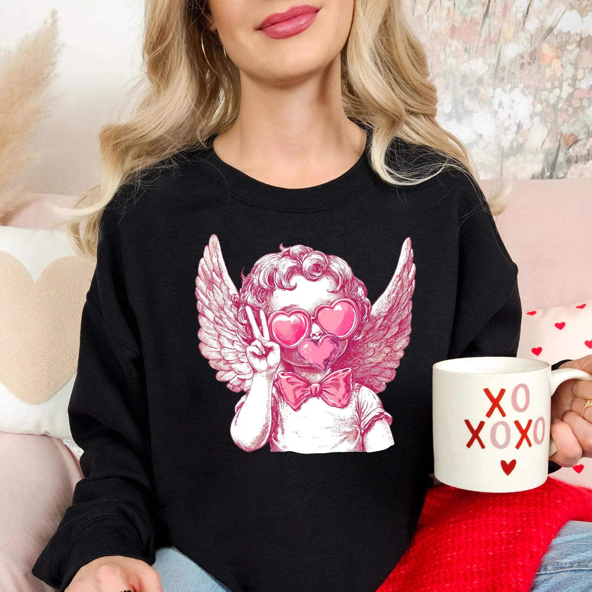 Heart Glasses Cupid • ADULT CREWNECK