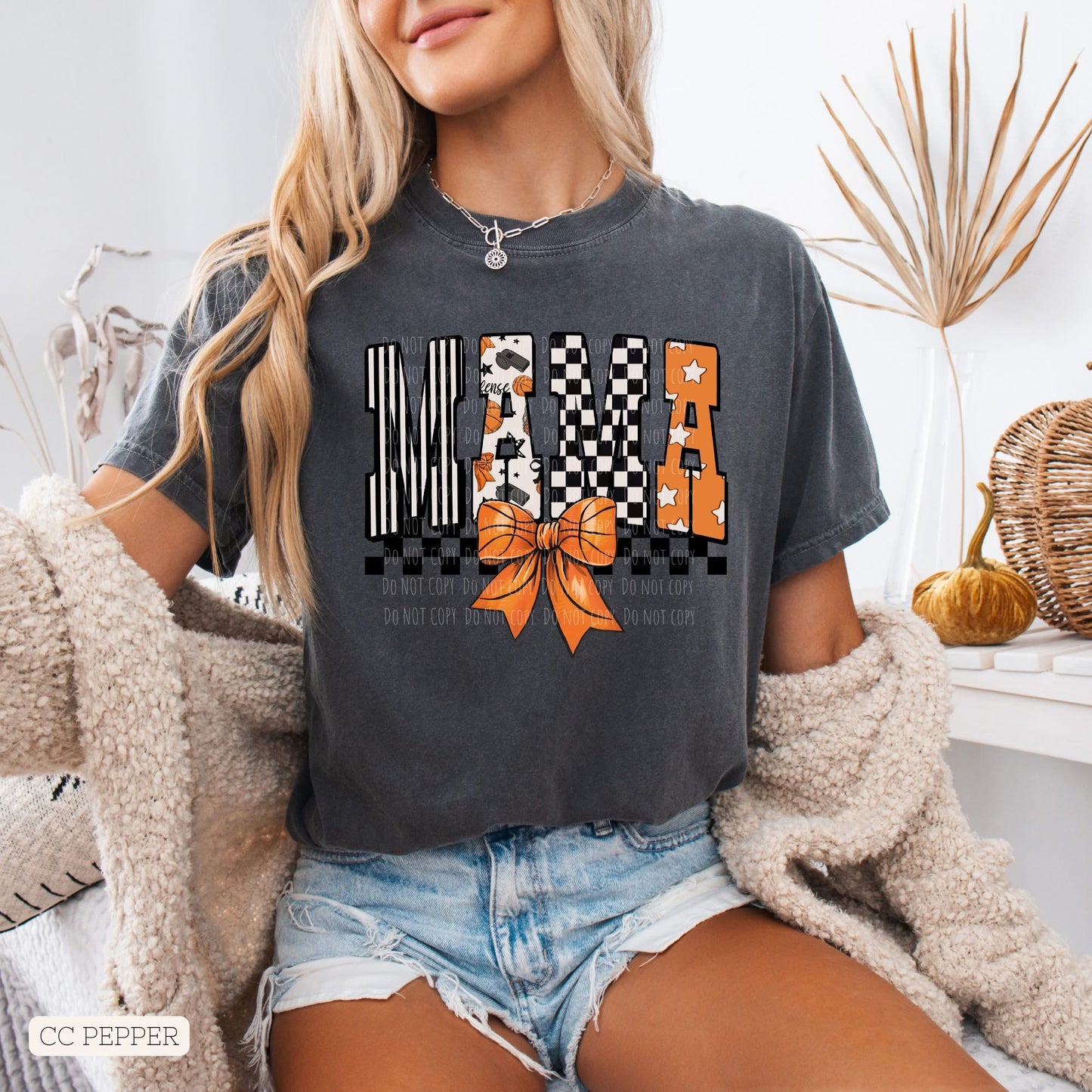 Basketball Mama • ADULT Comfort Color T-Shirt
