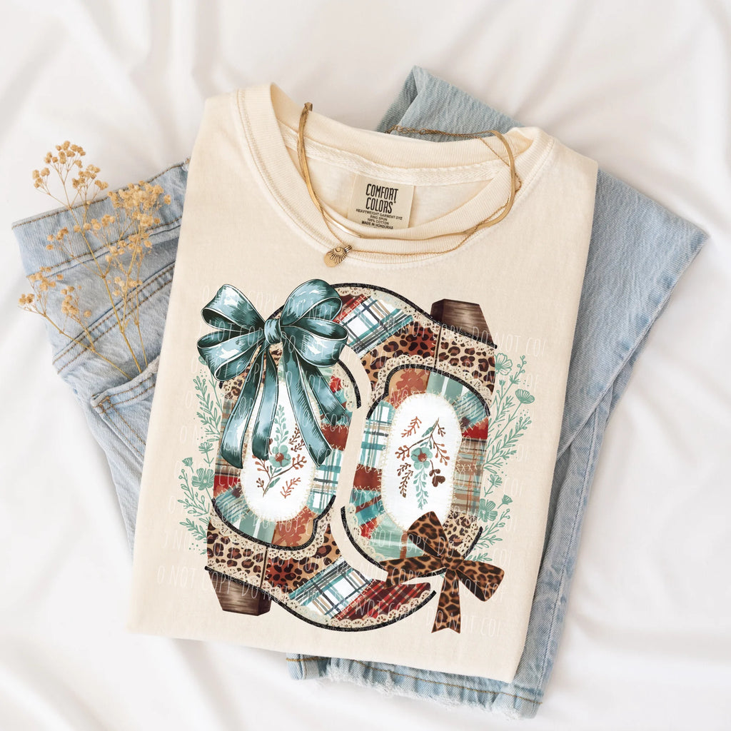 Boots • ADULT Comfort Color T-Shirt