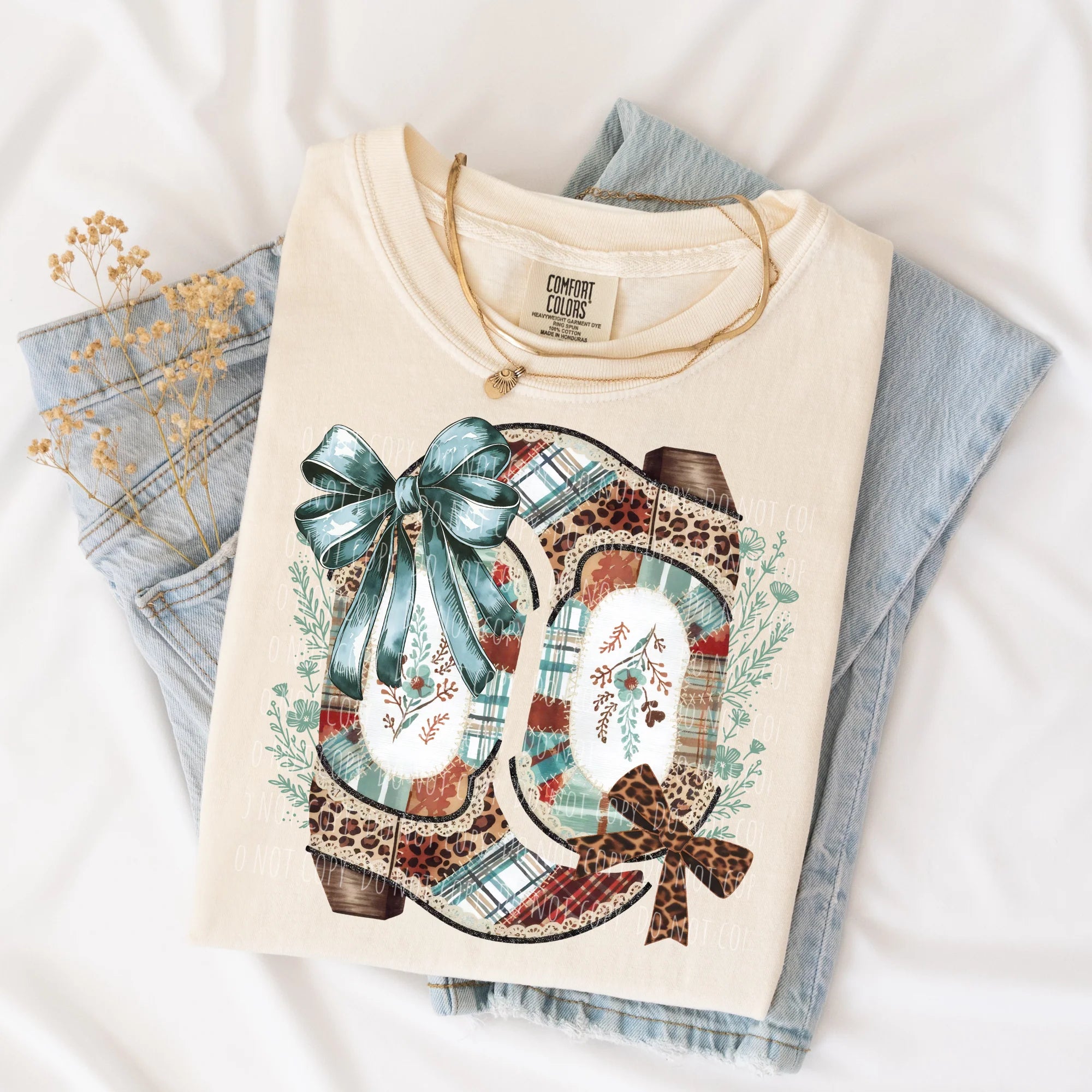 Boots • ADULT Comfort Color T-Shirt