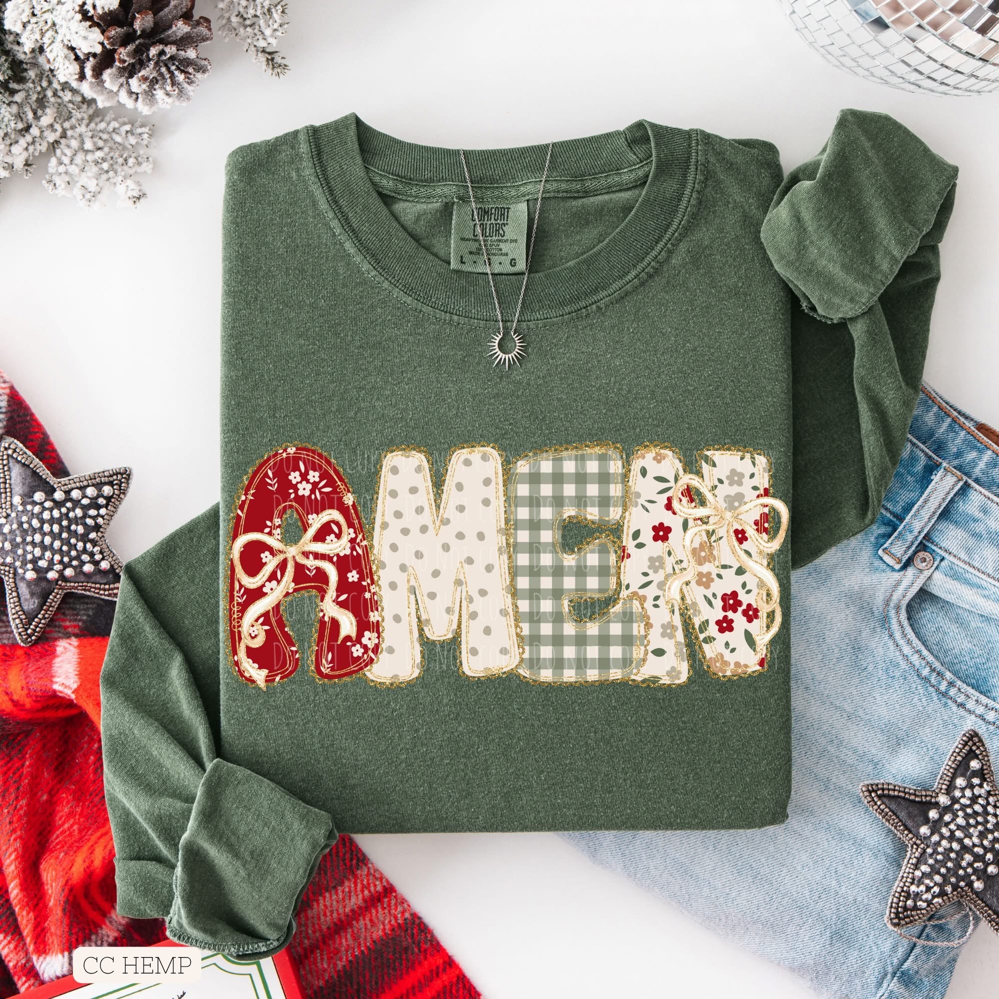 Amen • ADULT Comfort Color Long Sleeve