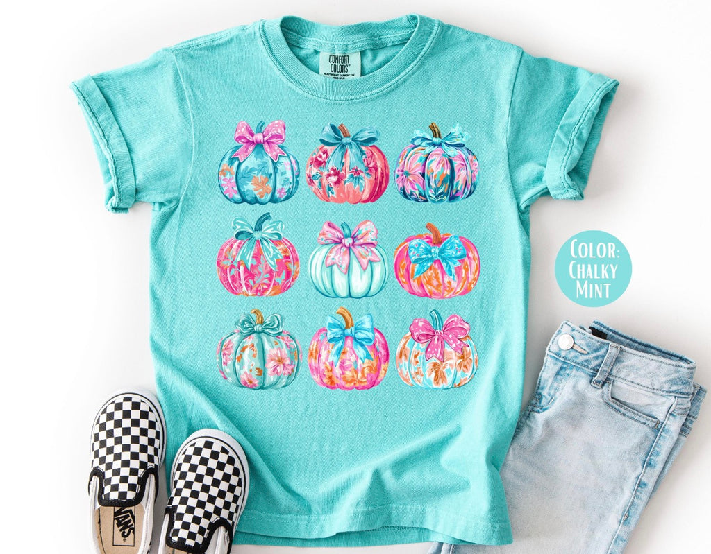 Stacked Pumpkins • YOUTH Comfort Color T-Shirt