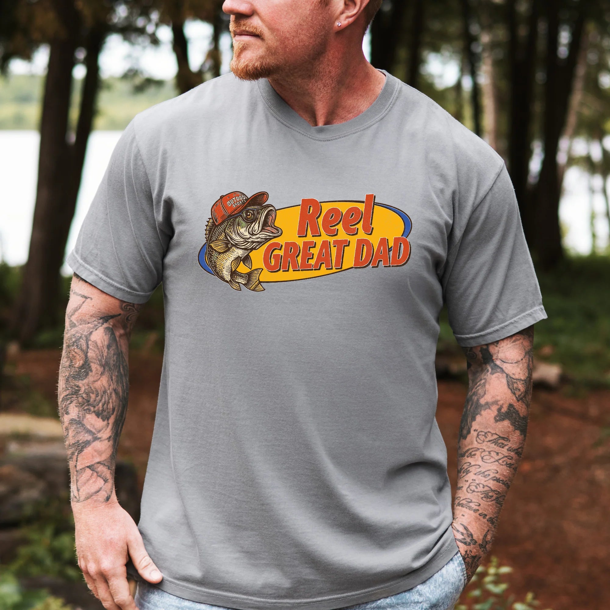 Reel Great Dad • ADULT Comfort Color T-Shirt