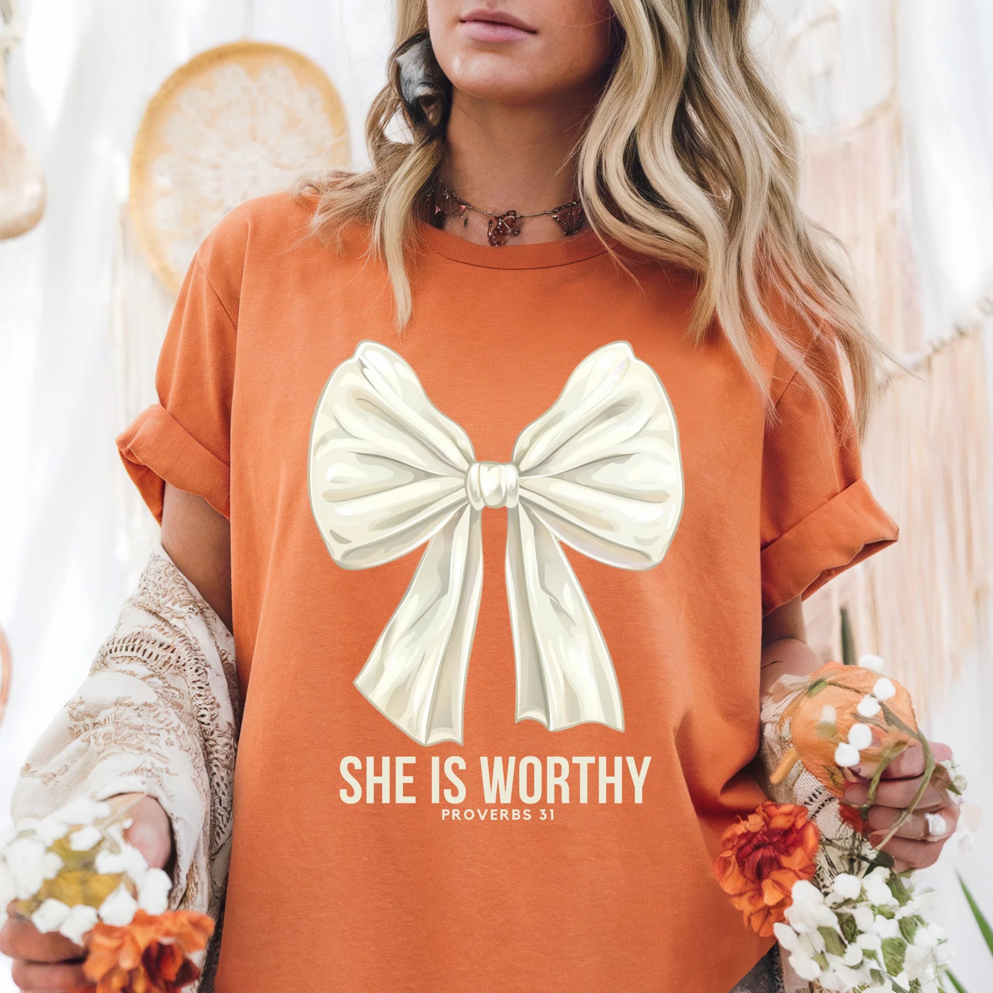She is Worthy • ADULT Comfort Color T-Shirt